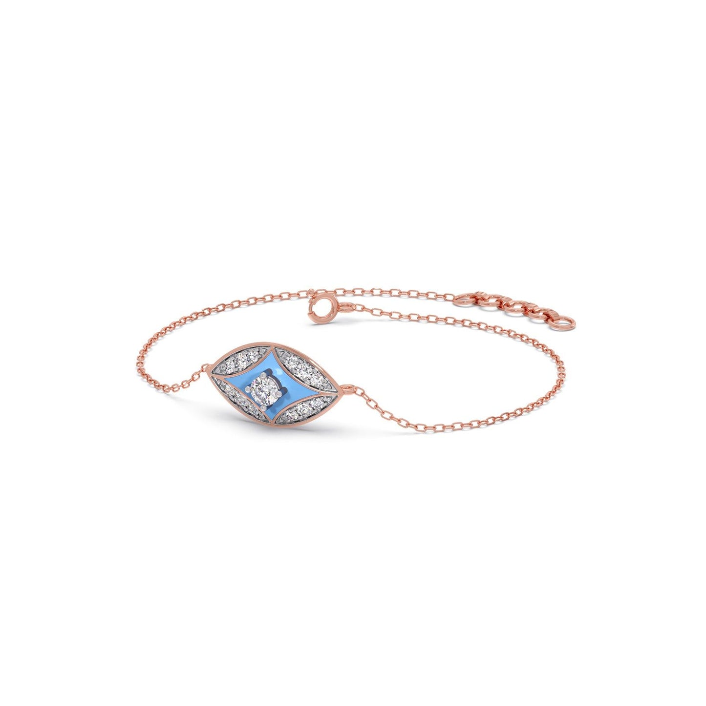 Cotton Candy Skyline Diamond Bracelet