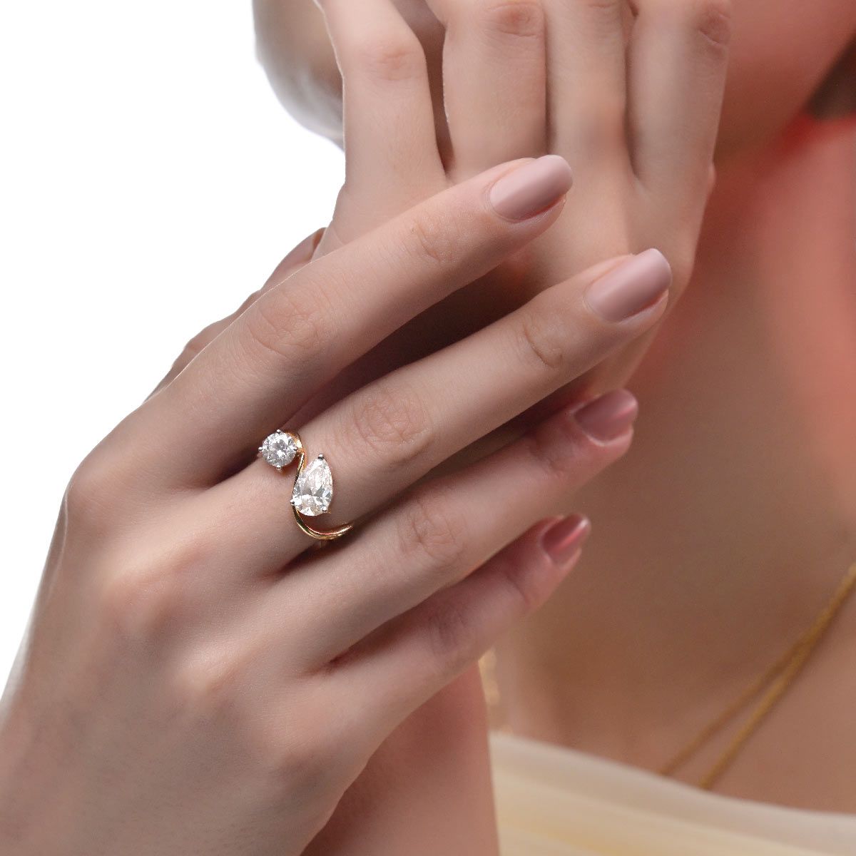 Us Together in Unity Diamond Ring - View 6