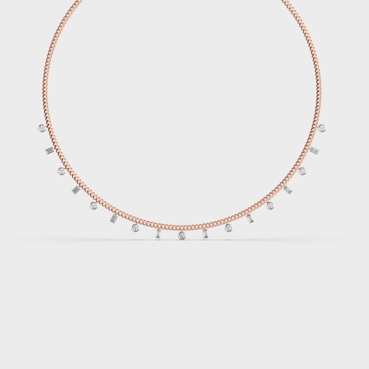 Minimal Elise Diamond Necklace