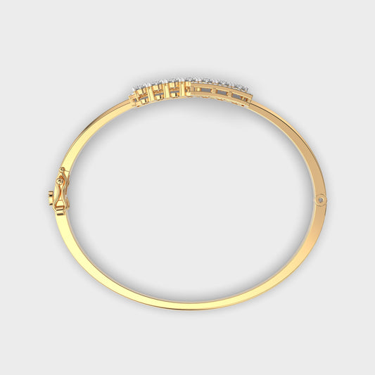 Bold Square Sparkle Diamond Bracelet