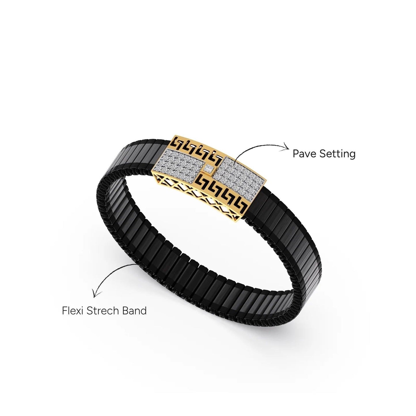 Forge Link Diamond Men's Bracelet