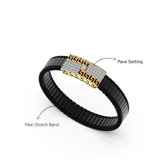 Forge Link Diamond Men's Bracelet