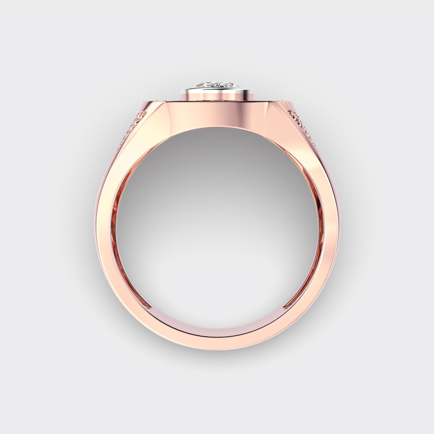 Heritage Crest Diamond Ring - View 4
