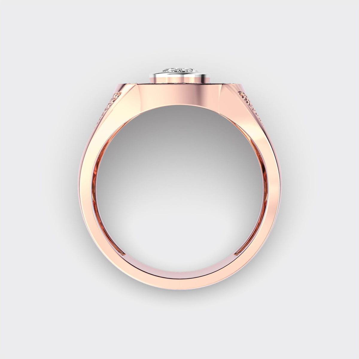 Heritage Crest Diamond Ring - View 4