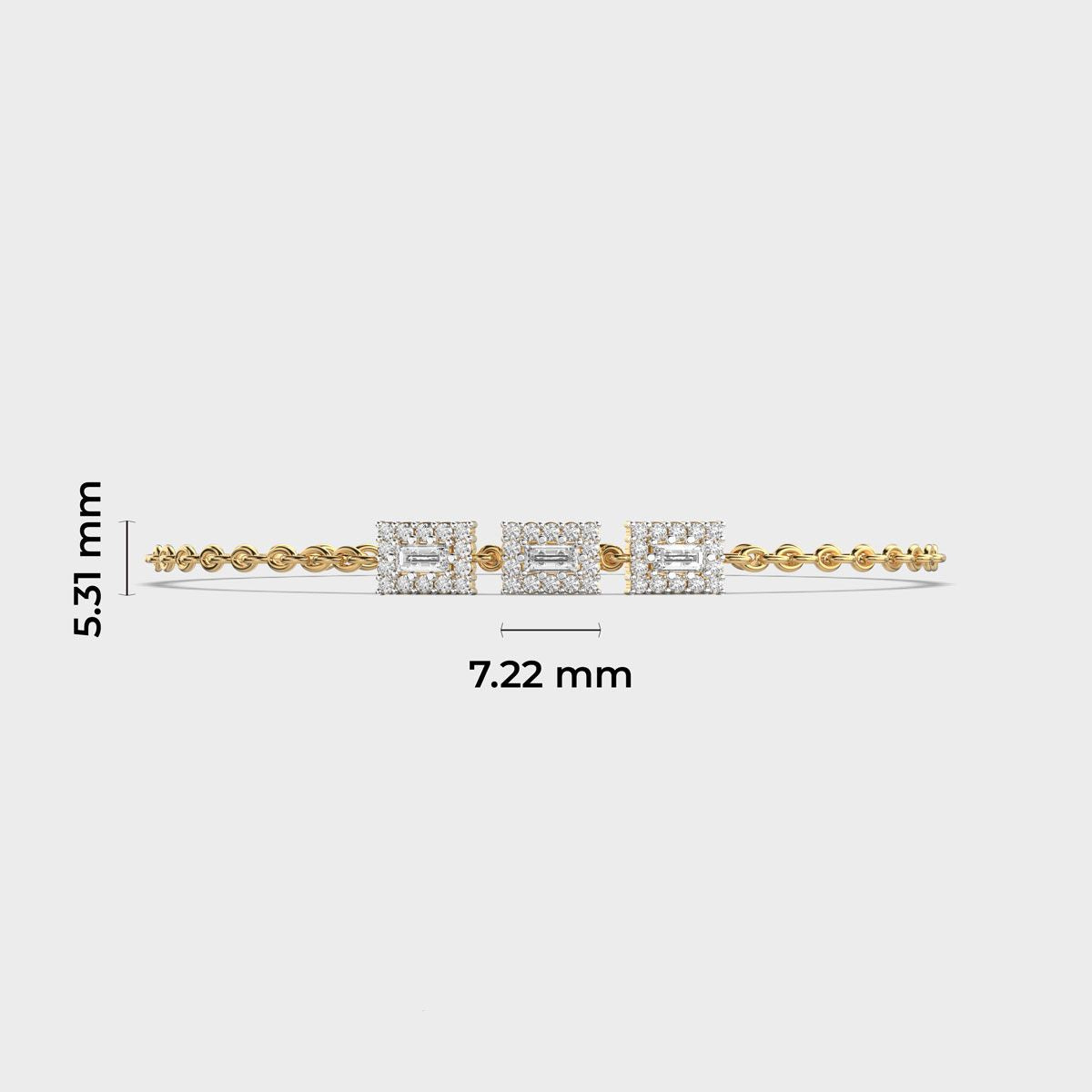 Sovereign Beam Diamond Bracelet