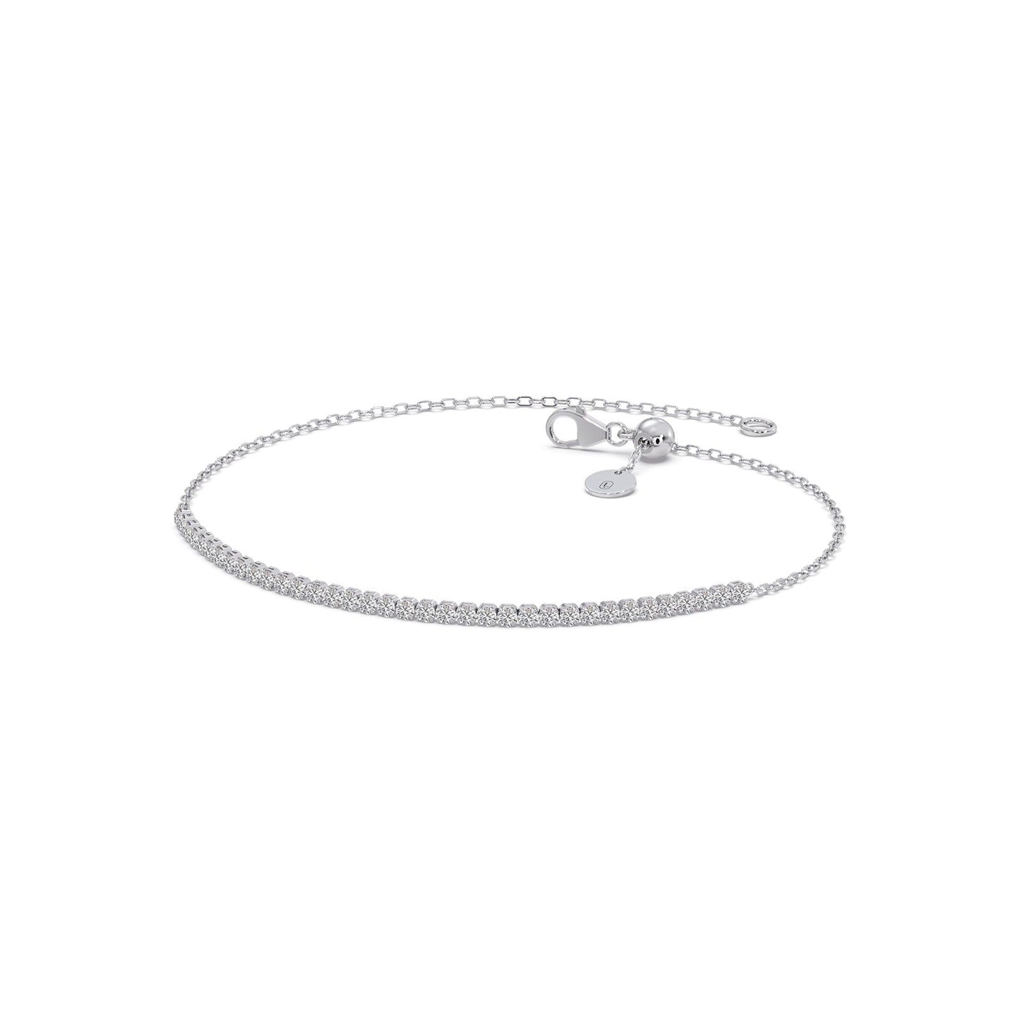Lustre Round Diamond Chain Bracelet