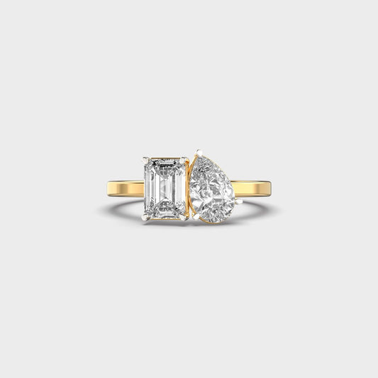 Just The Two Of Us Diamond Ring - View 1