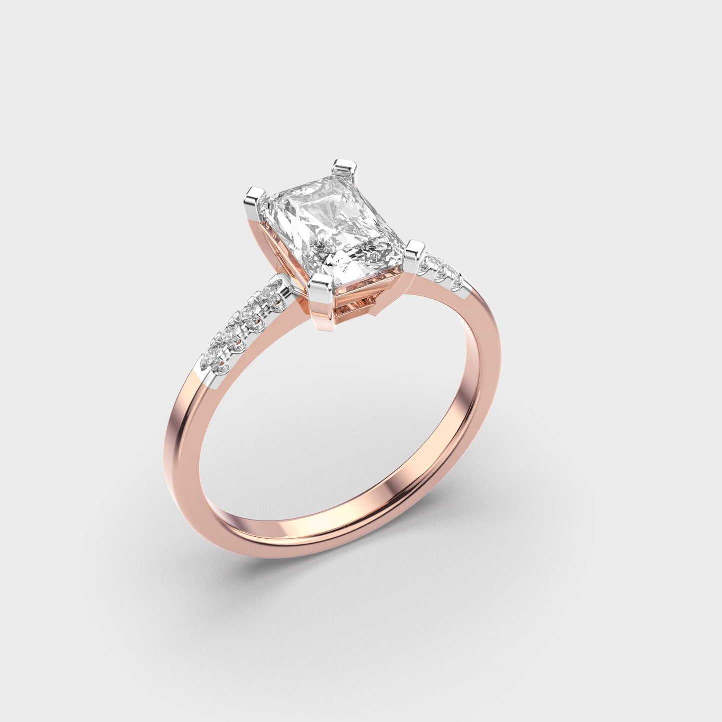 Glory Days Radiant Cut Diamond Ring - View 10