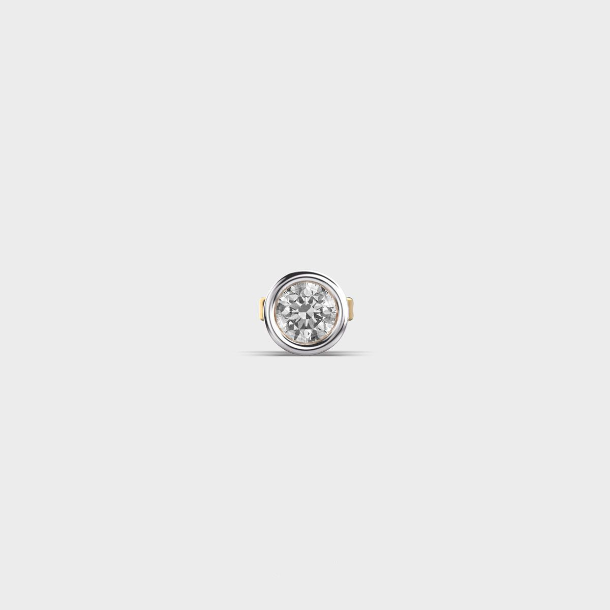 Appeal Round Diamond Stud For Men