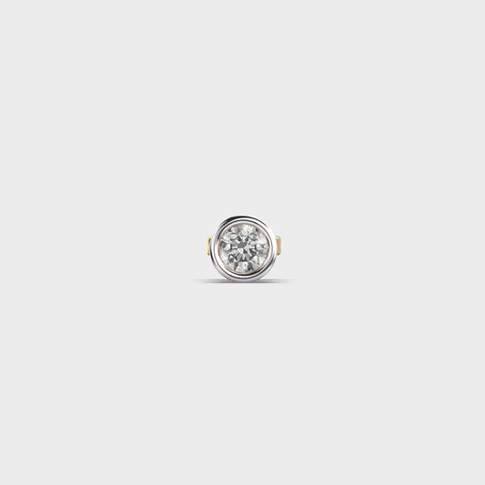 Appeal Round Diamond Stud For Men