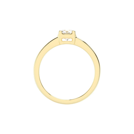 Soliturella Round Cut Solitaire Lab Diamond Ring