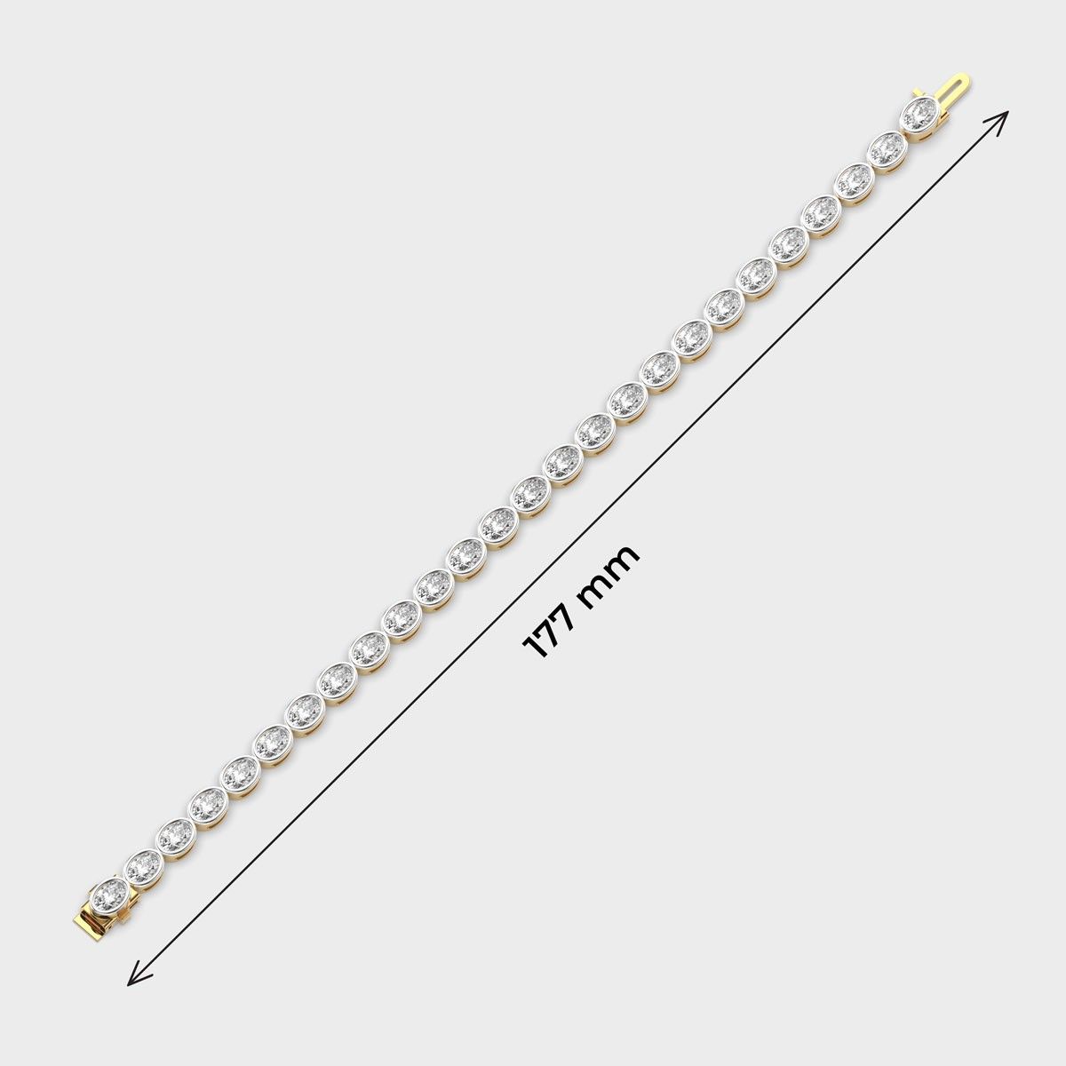 Delicate Pear Glory Diamond Bracelet