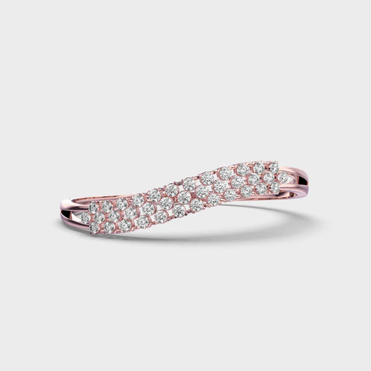 Wave of Infinity Diamond Bracelet