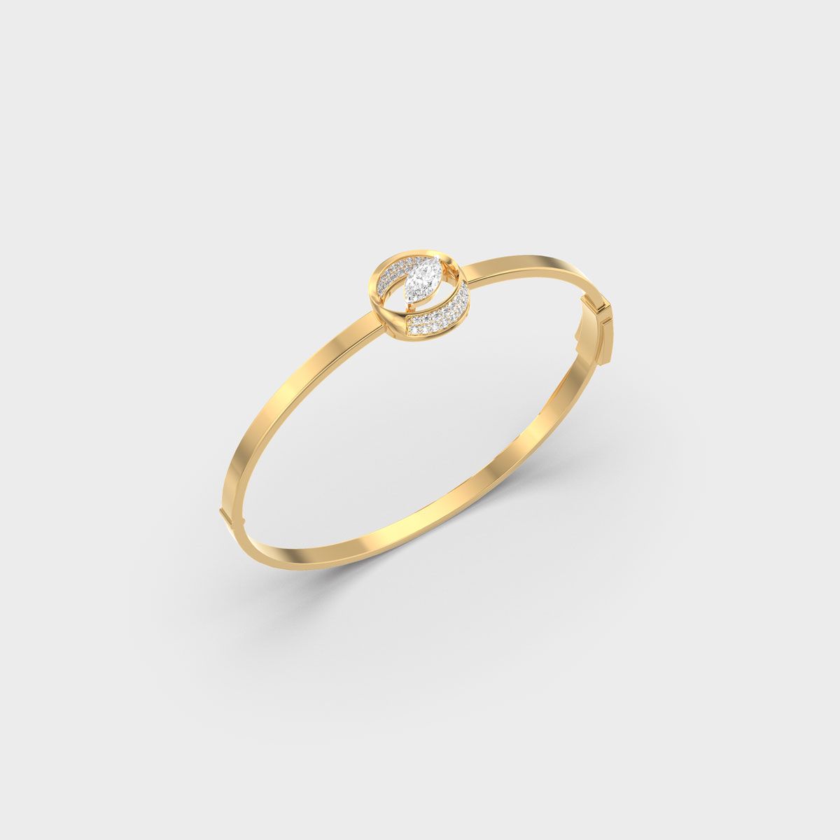 Framed Marquise Diamond Bracelet