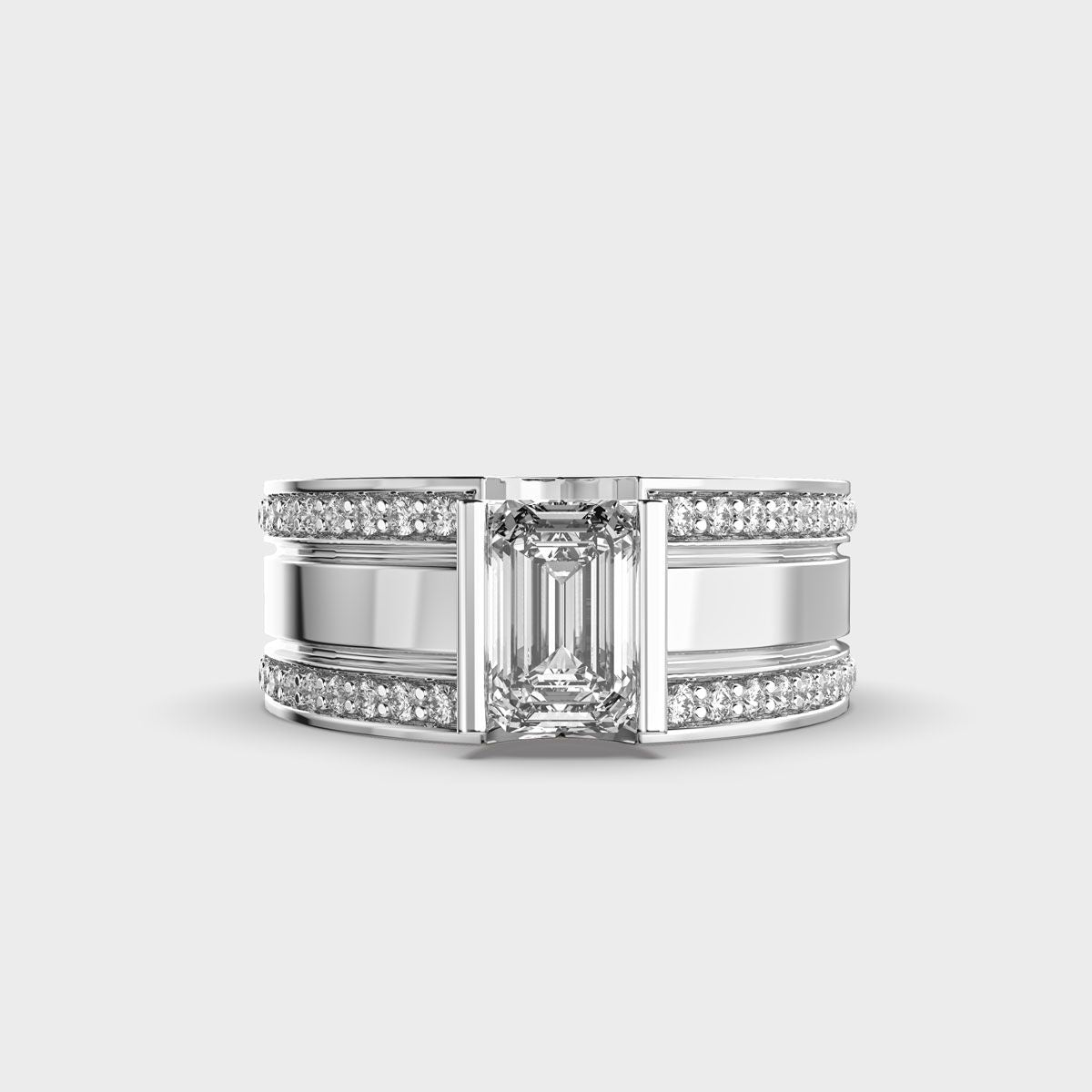 Symbol of Strength Diamond Ring For Men - View 9