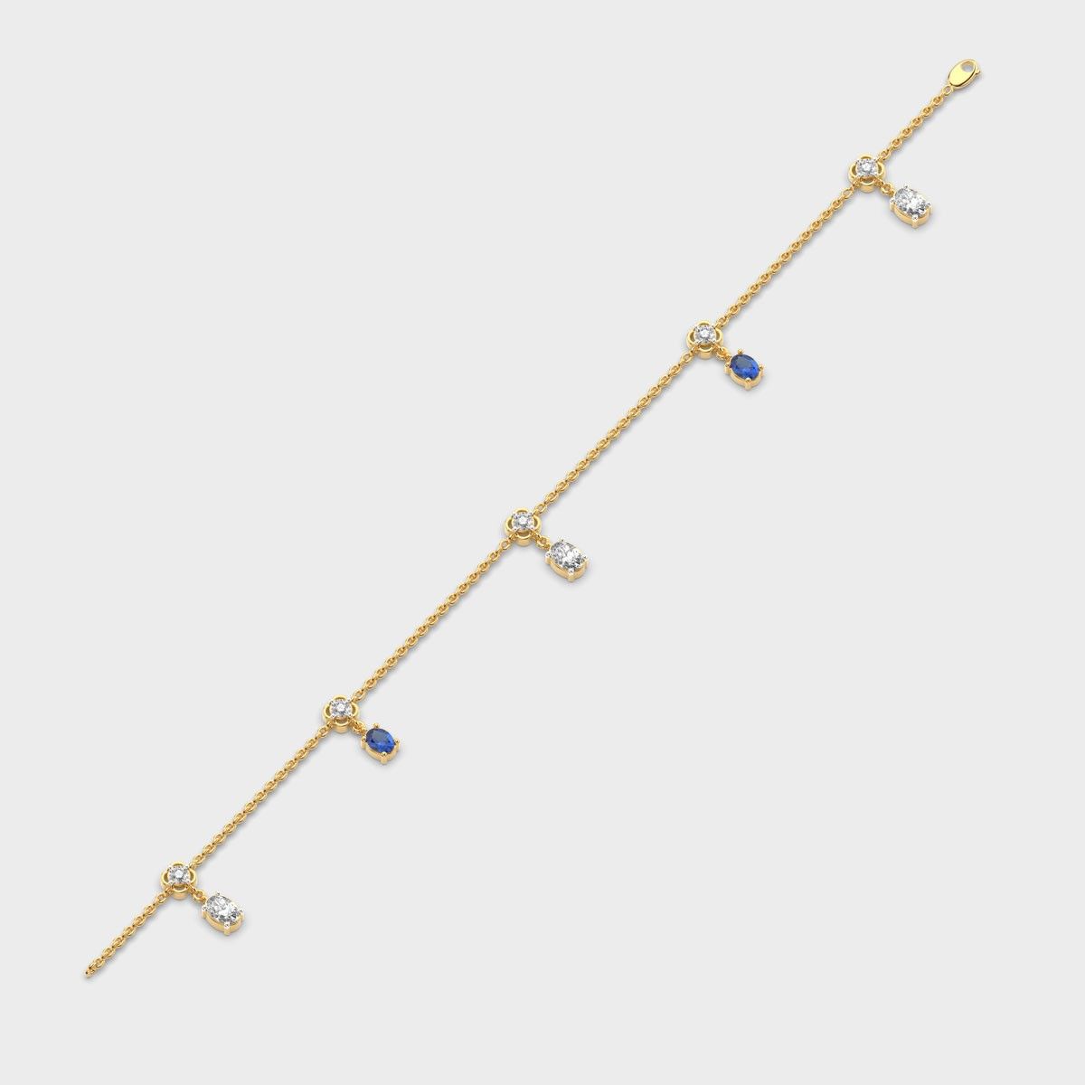 Stellar Dangler Diamond Bracelet