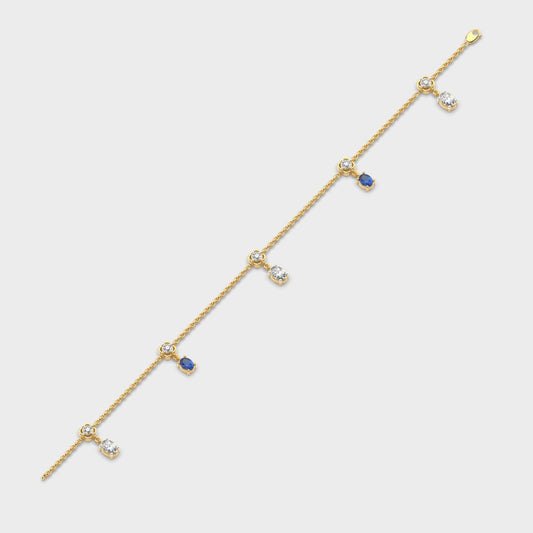 Stellar Dangler Diamond Bracelet