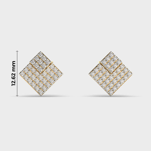 Magic Square Diamond Studs