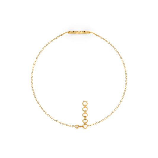 Sparkle Circle Chain Bracelet