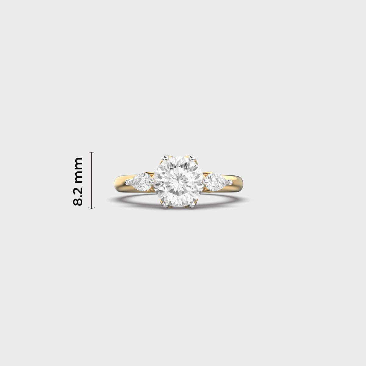 Pear Embrace Padma Cut Diamond Ring - View 5