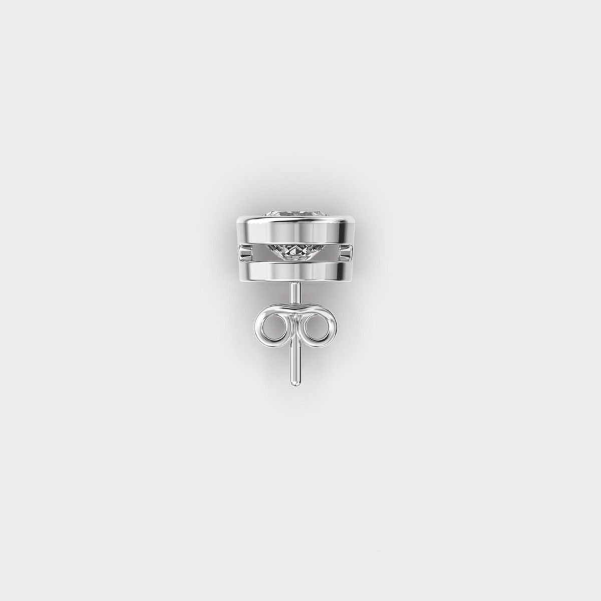 Velvet Glare Round Diamond Stud