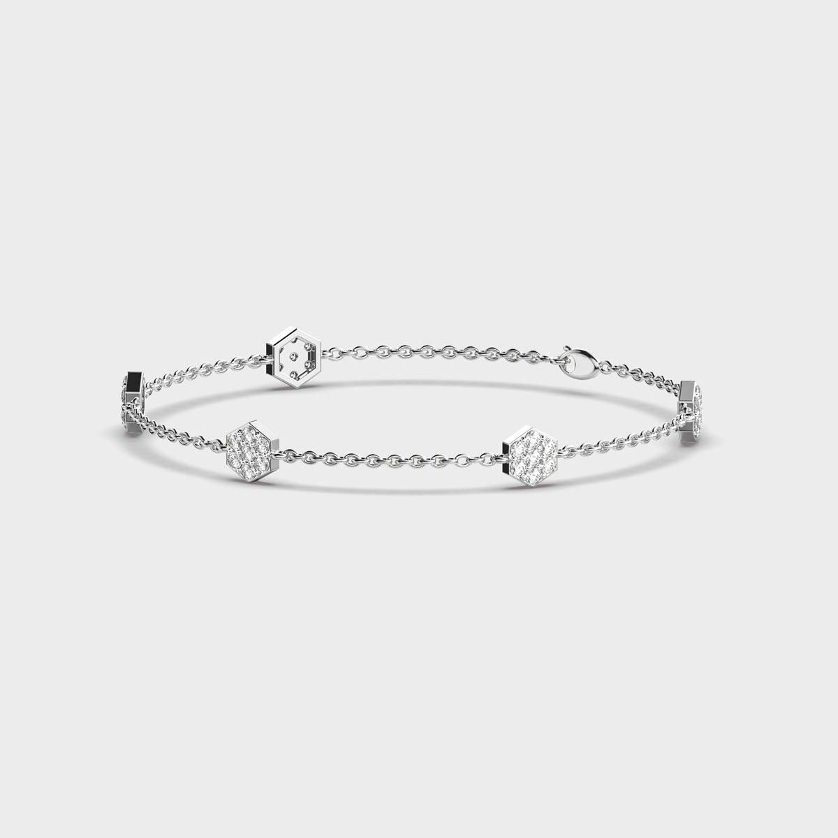 Soft Radiance Diamond Bracelet