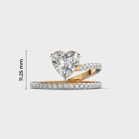 My Dazzling Sweetheart Diamond Ring - View 5