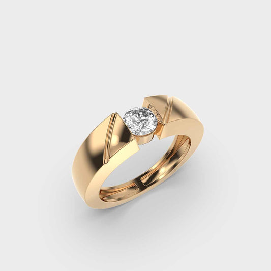 Shining Armour Diamond Band Ring For Men - View 14