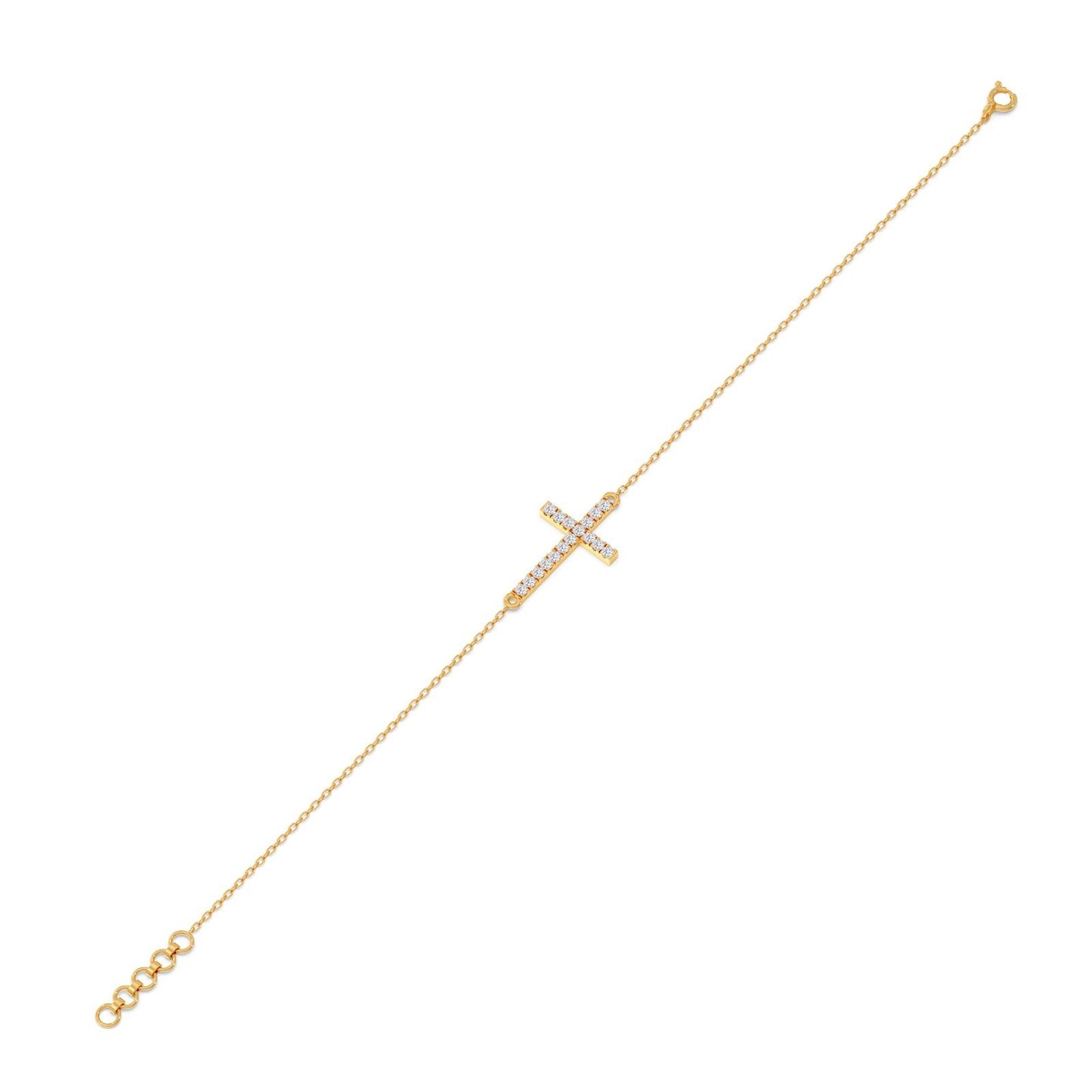 Serenity Cross Chain Bracelet