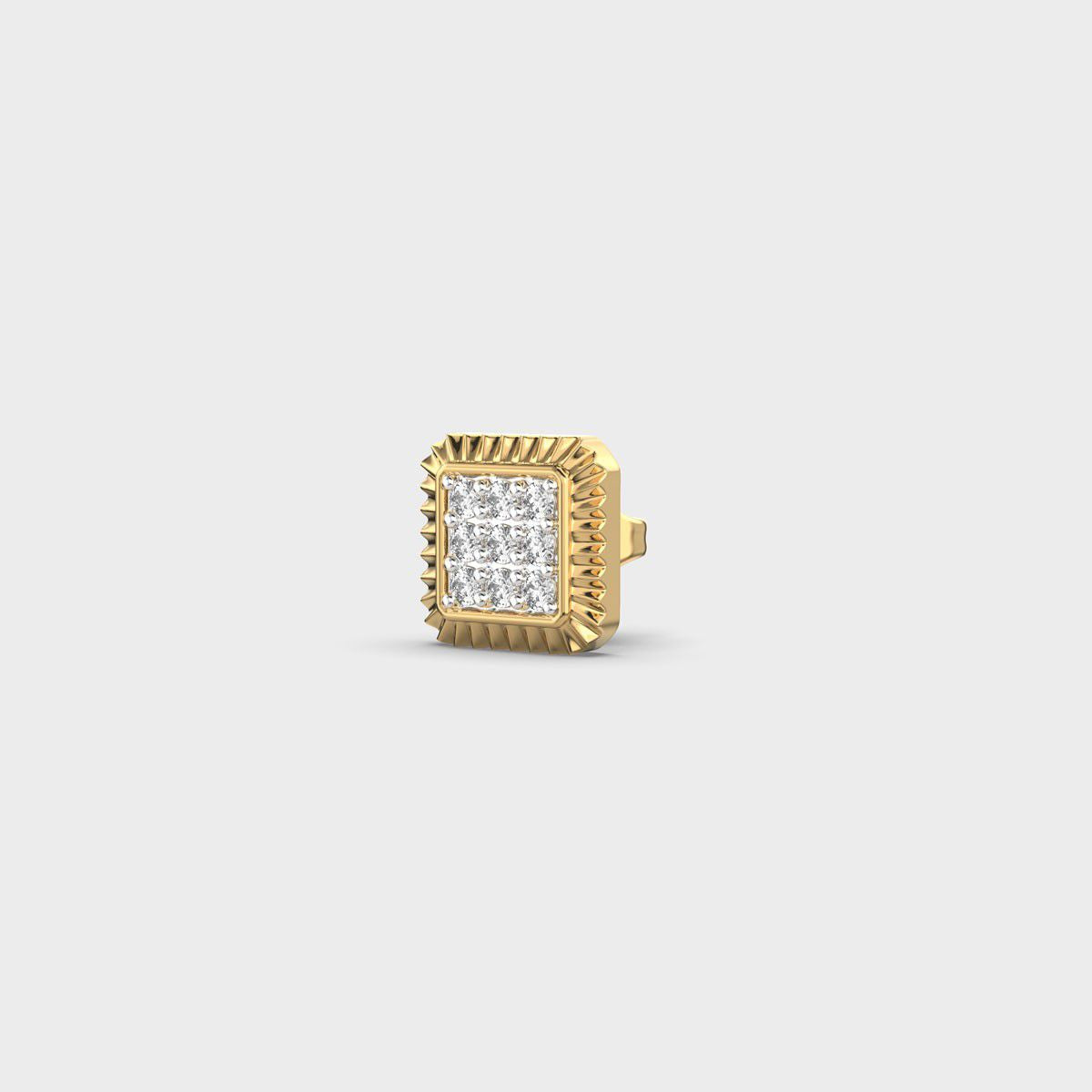 Gravitas Diamond Encrusted Studs