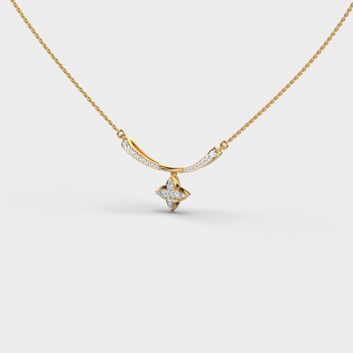 Dazzling Navira Diamond Necklace