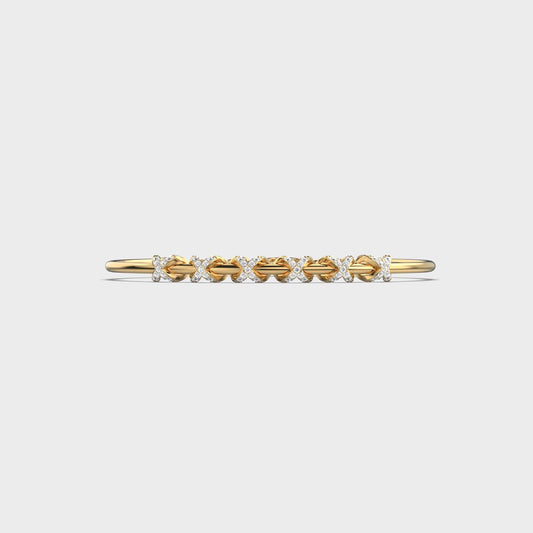Designed in Contrast Diamond Bracelet