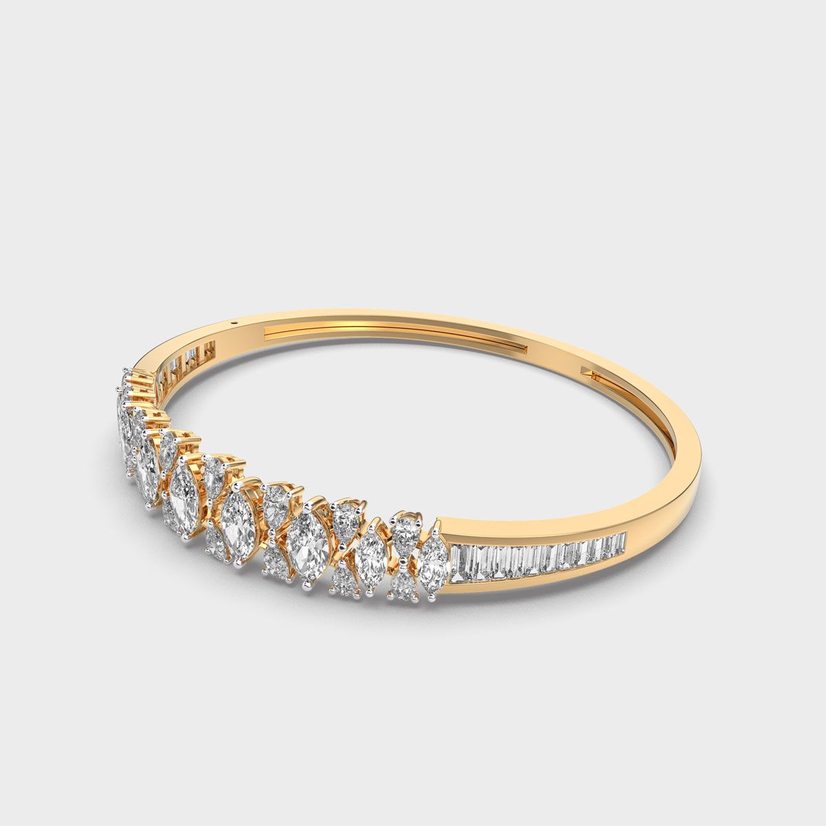 Stunning English Princess Diamond Bracelet
