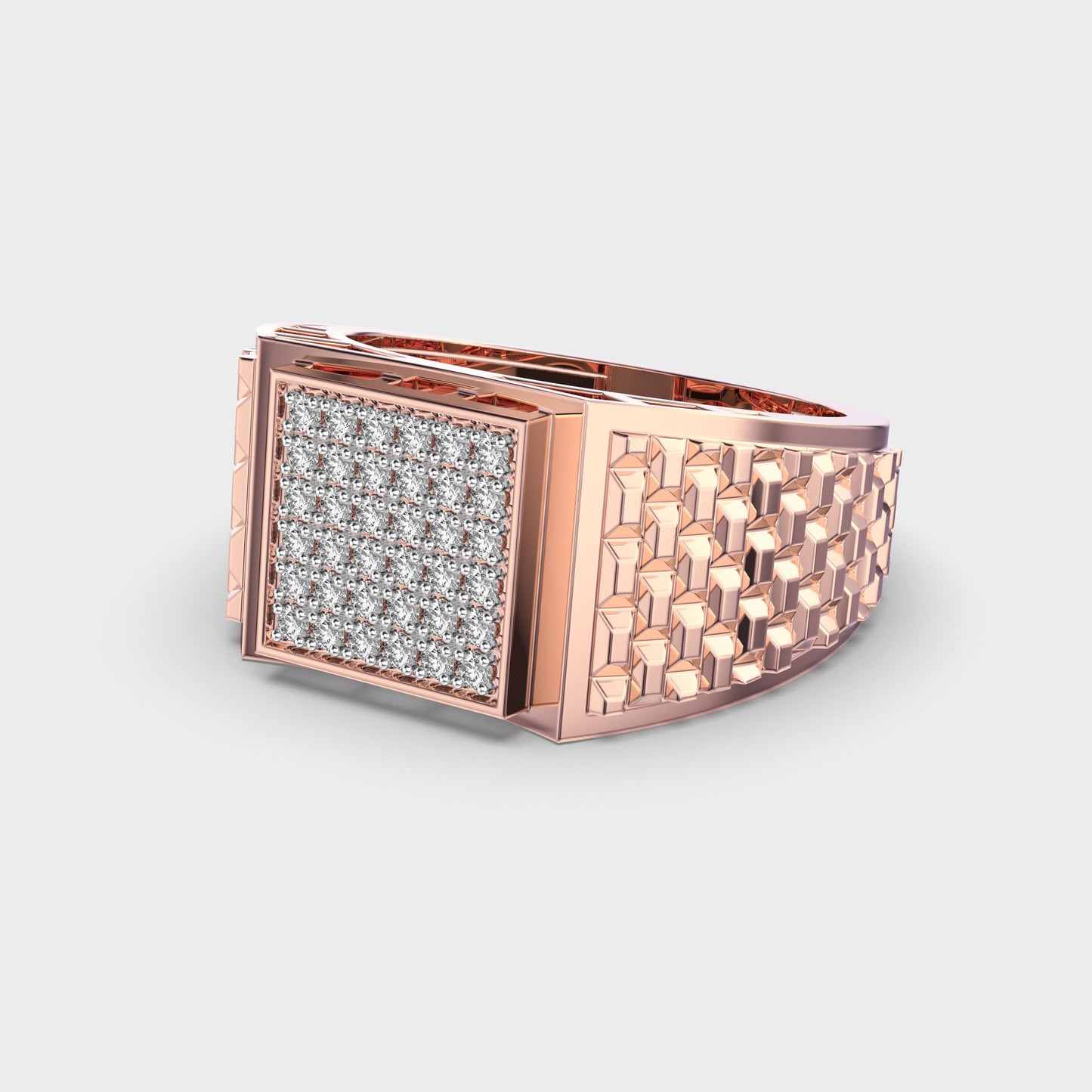 Crowned Hero Diamond Ring For Men - View 2