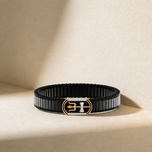 Iconic Shiva Diamond Men's Bracelet