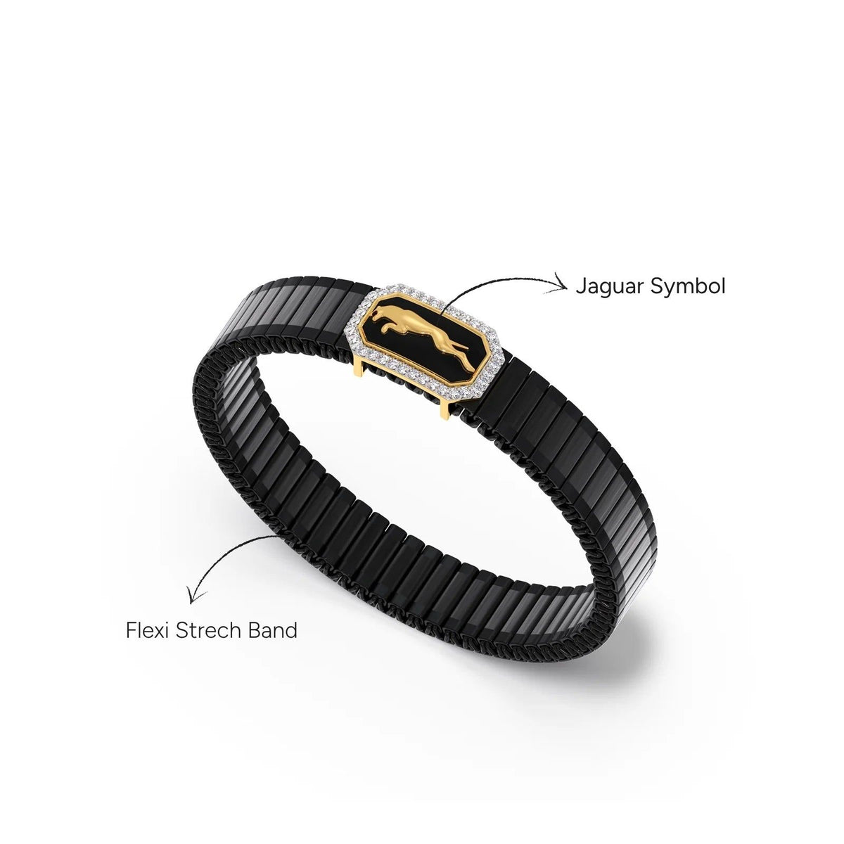 Apex Panther Diamond Men's Bracelet
