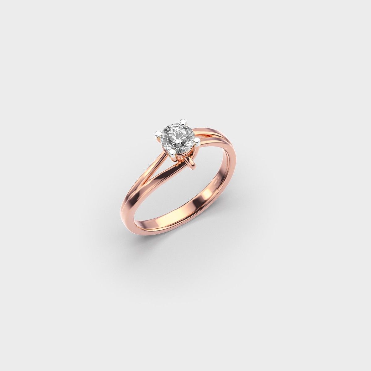Casey Round Diamond Ring - View 8