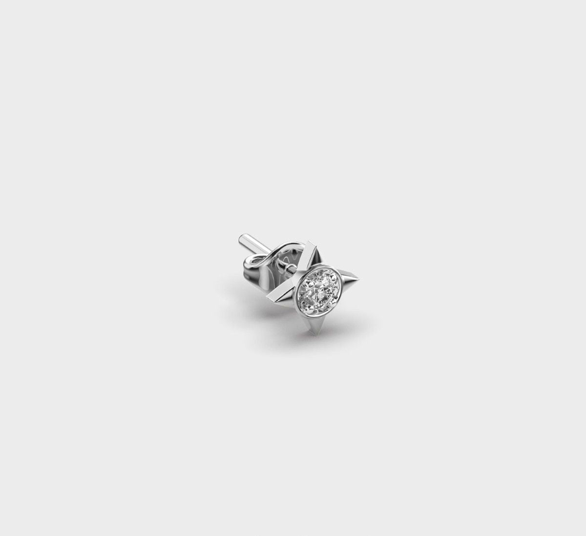 Titan Eye Diamond Stud