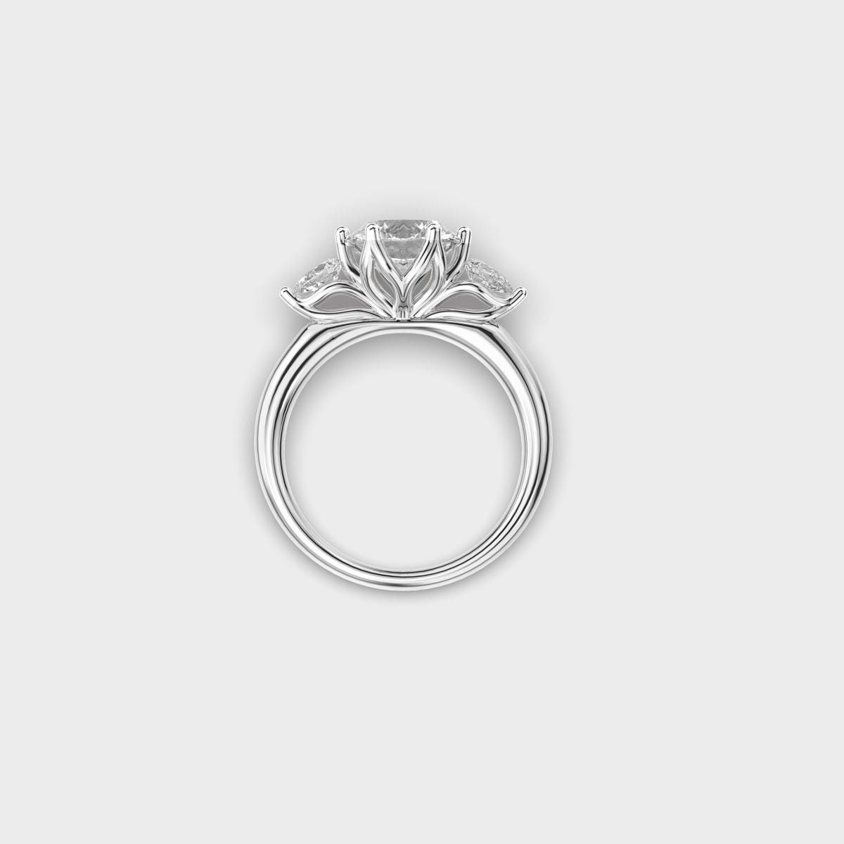 Pear Embrace Padma Cut Diamond Ring - View 13