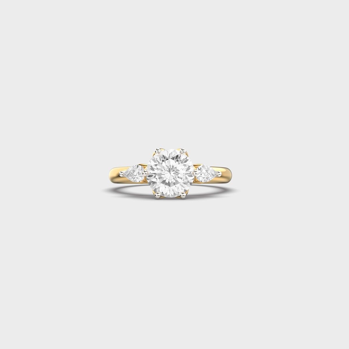 Pear Embrace Padma Cut Diamond Ring - View 1