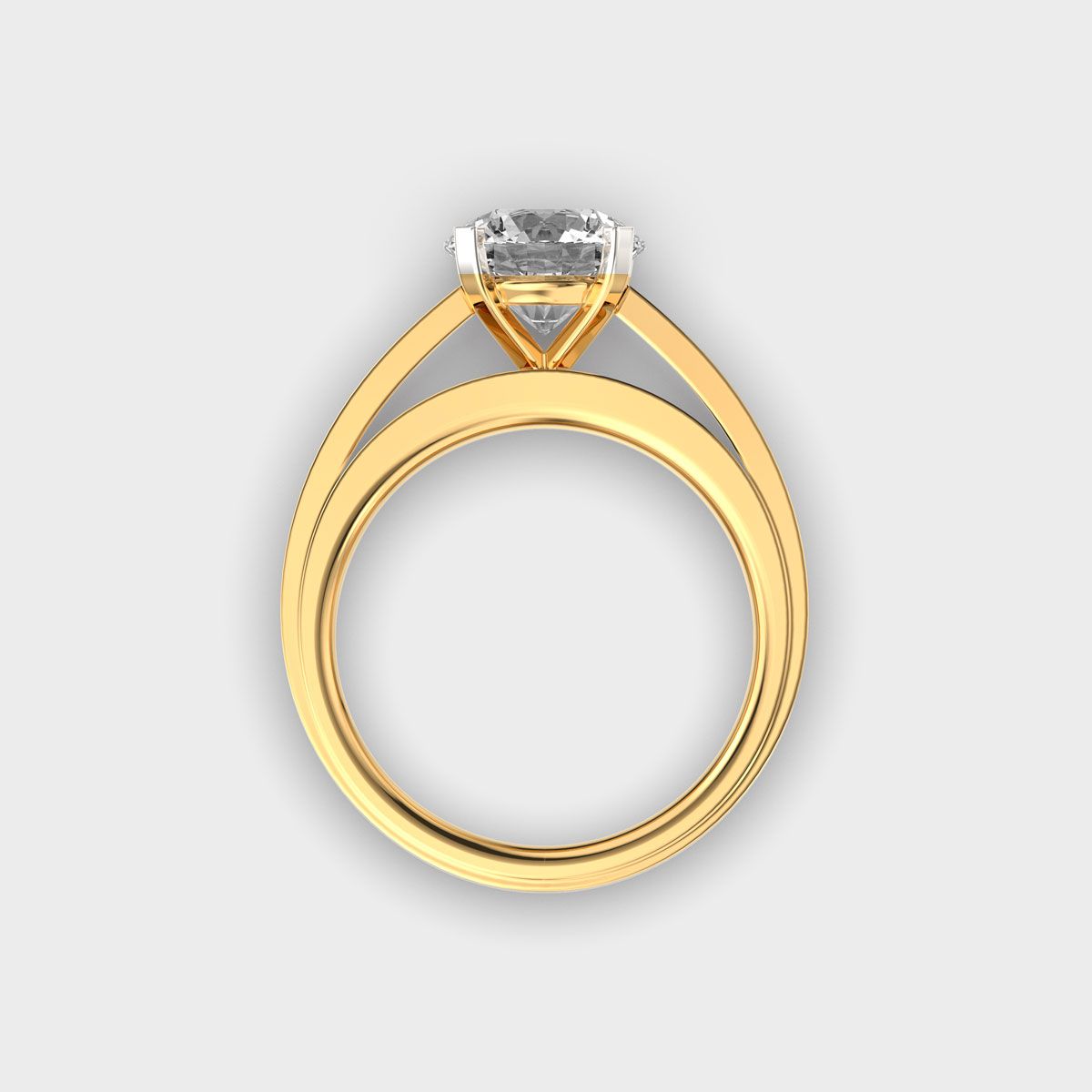 Simple Round Cut Diamond Ring - View 13