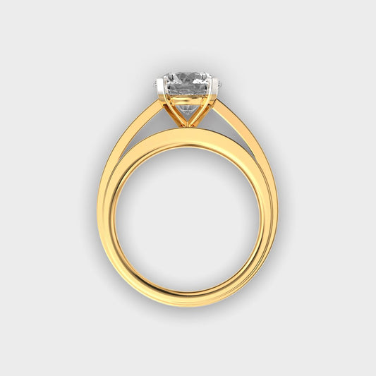 Simple Round Cut Diamond Ring - View 13