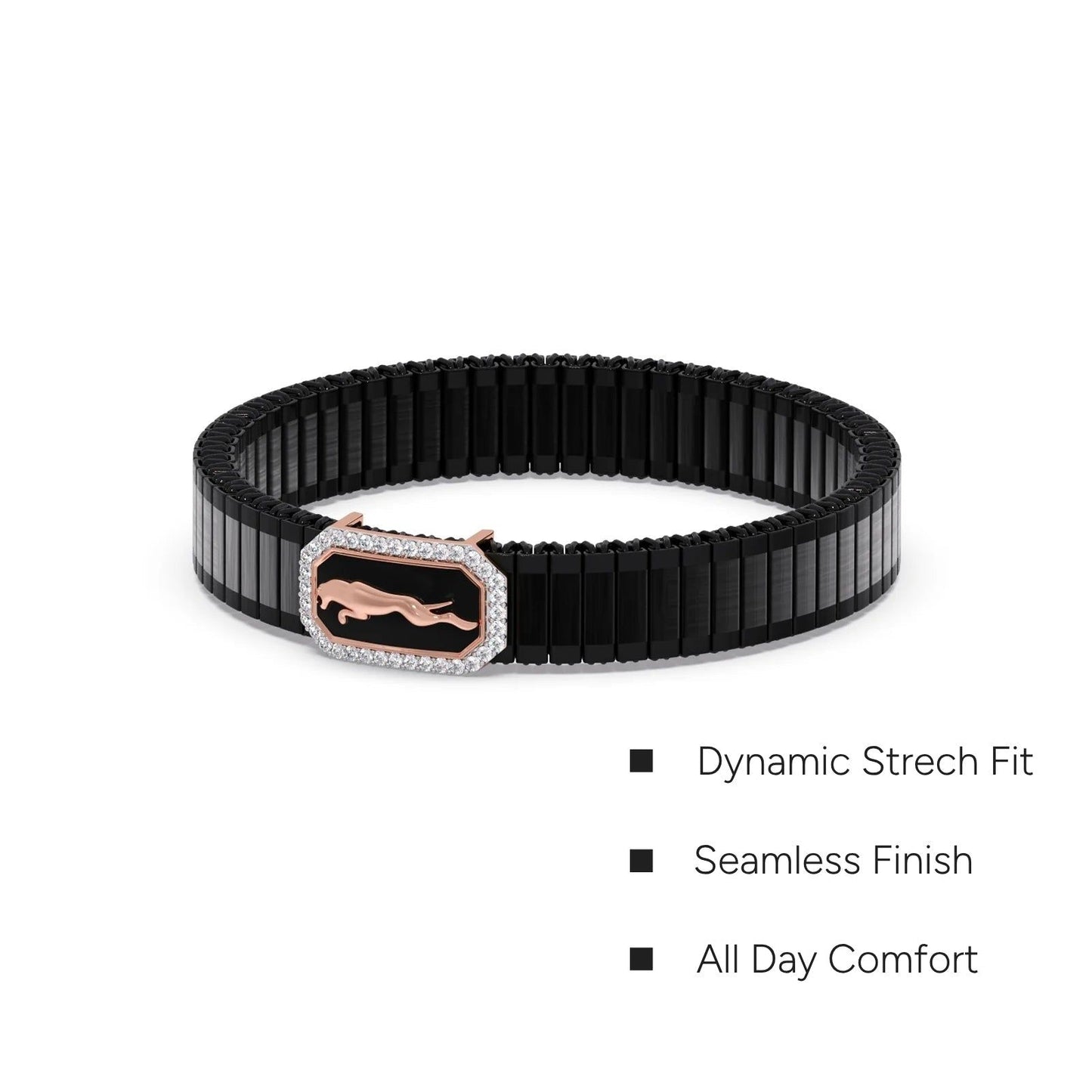 Apex Panther Diamond Men's Bracelet