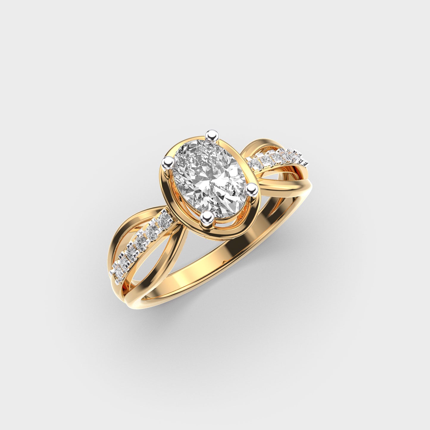 Ornate Moments Pretty Diamond Ring - View 3