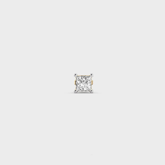 Sharp Edge Diamond Stud For Men
