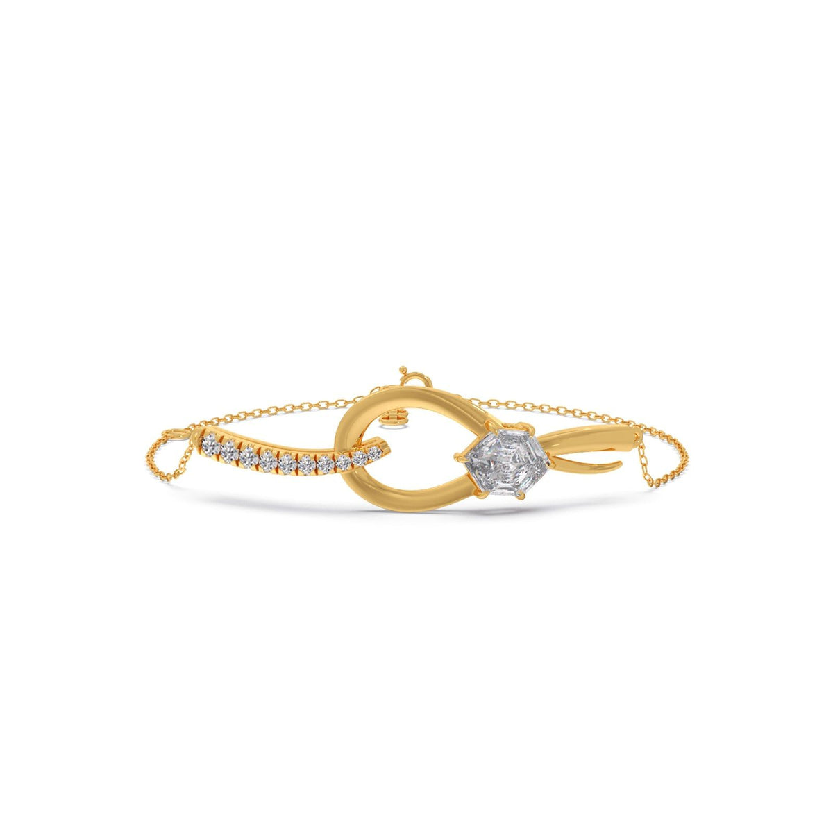 Hexa Loom Chain Bracelet