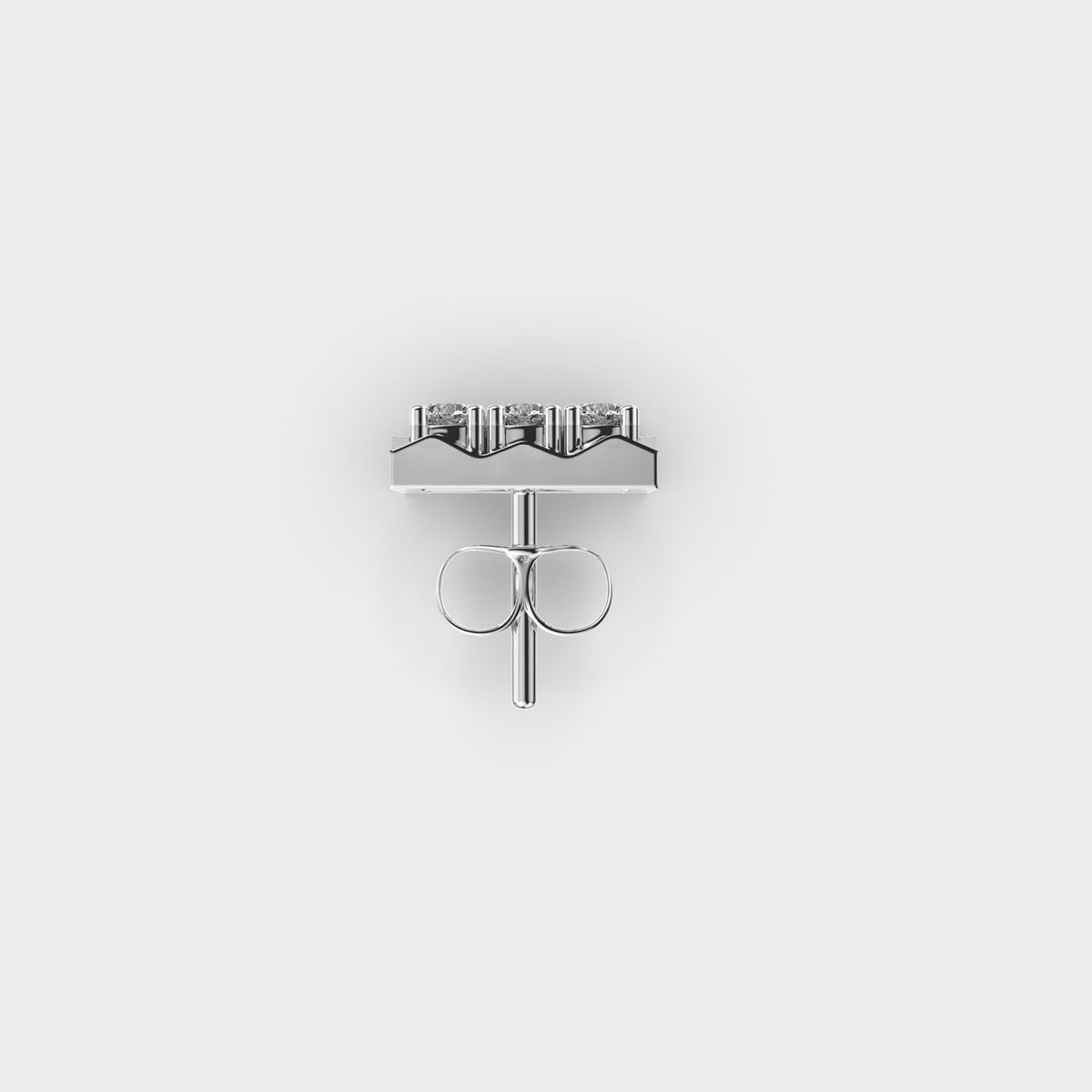 Check Mate Diamond Stud For Men