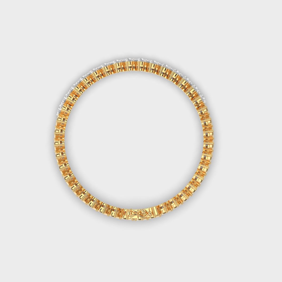 Cascading Pear Diamond Tennis Bracelet