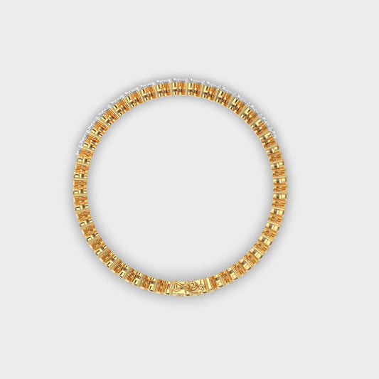 Cascading Pear Diamond Tennis Bracelet