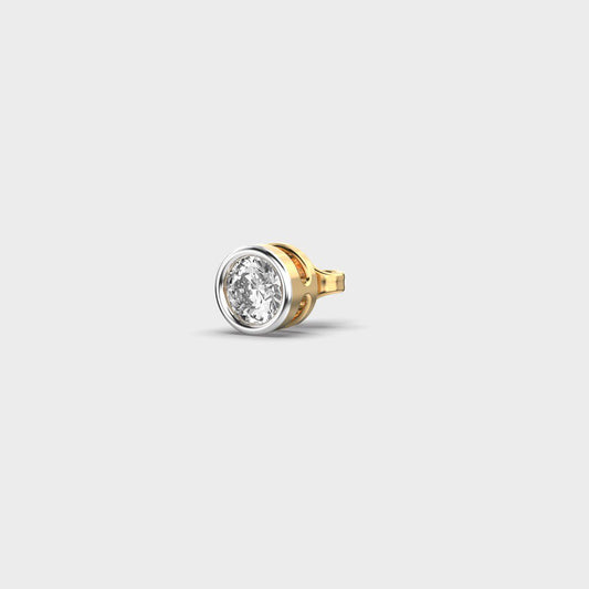 Slate Orb Diamond Stud for Men